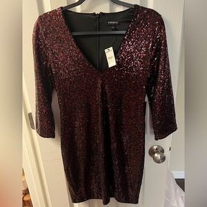 Express Sequin Mini Dress